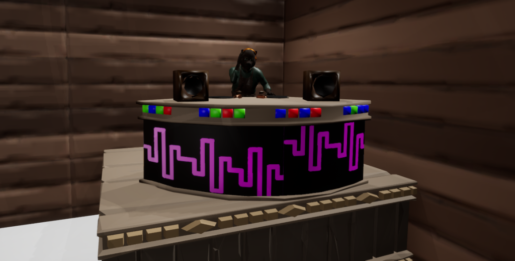 MMORPG DJ booth furniture reward